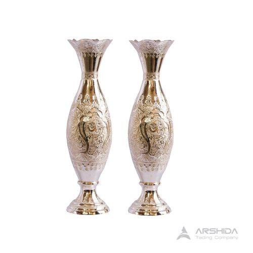 arshidacraft peactures 500x500 - Luxury silver vase
