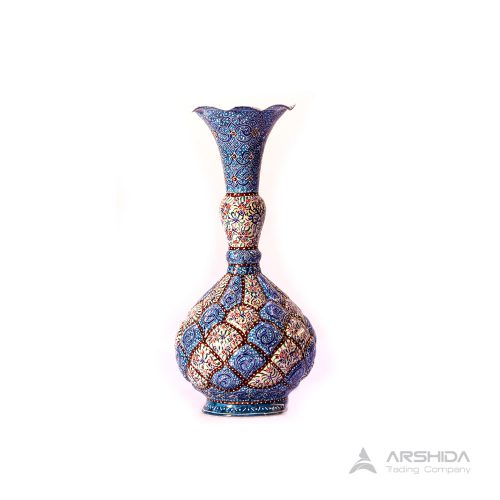 arshidacraft peactures11 500x500 - Enamel vase