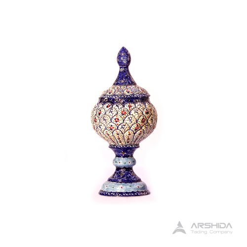 arshidacraft peactures12 500x500 - Turnip enamel vase