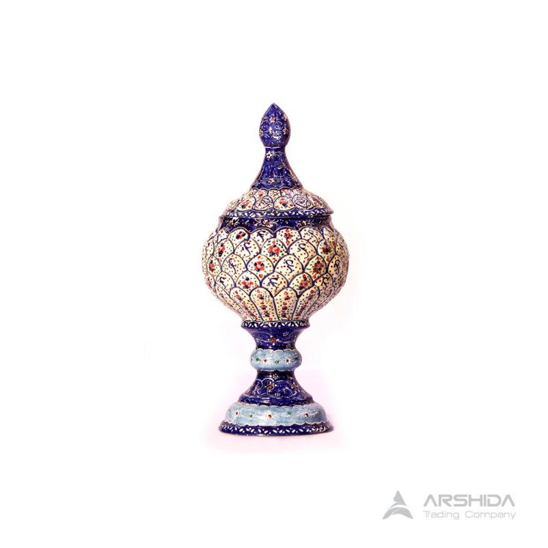 arshidacraft peactures12 800x800 - Turnip enamel vase