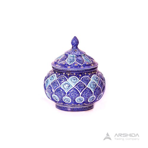 arshidacraft peactures13 500x500 - Minakari fruit bowl