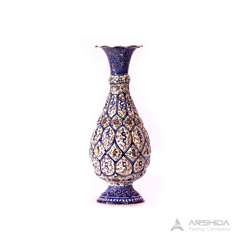 arshidacraft peactures17 800x800 - Sarahi enamel vase