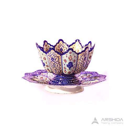 arshidacraft peactures19 500x500 - Enamel vase