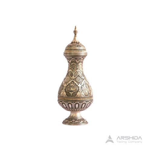 arshidacraft peactures5 500x500 - Luxury silver rose water dispenser
